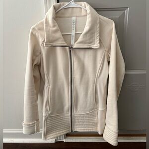 Off white Scuba Full Zip Jacket